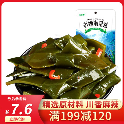 蜀道香香辣海带结120g海带丝海鲜辣味零食下酒菜即食休闲小吃零食