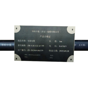 华科中缆 电线电缆 ZR-YJLV22 4*95 米