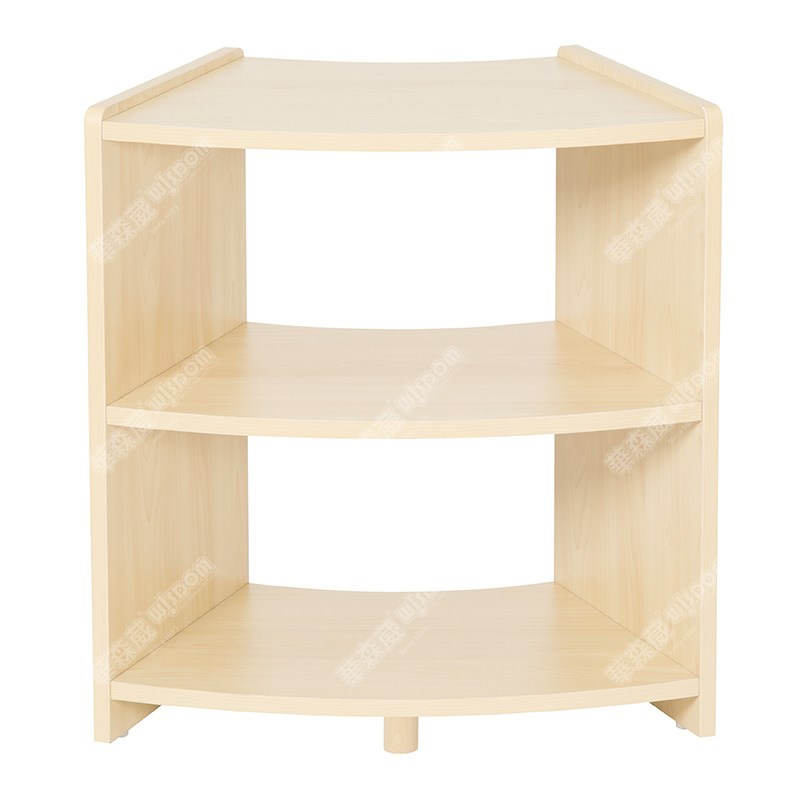 2层45度弧形柜-枫木纹