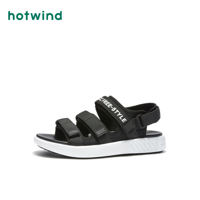 热风hotwind女士厚底运动休闲凉鞋女H65W0620