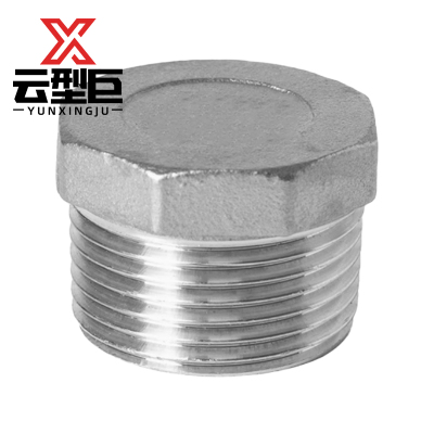 云型巨 不锈钢六角外丝堵头 不锈钢管件 304 单位:个