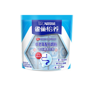 雀巢怡养中老年配方奶粉400g条装含膳食纤维高钙富硒