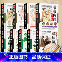 黄帝内经灵枢 [正版]全9册中国古典中医文学图解黄帝内经本草纲目千金方伤寒论金匮要略 中医养生经络中草药图解