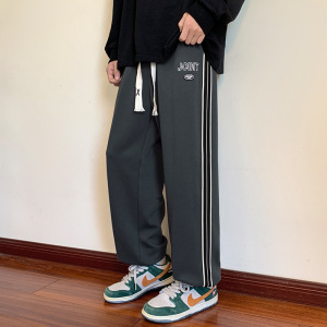 厂家秋冬季新款休闲裤男士韩版潮牌百搭裤子直筒束脚宽松运动长裤