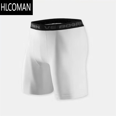 HLCOMAN美式短裤宽松网眼学生蓝色高街个性潮男裤子不过膝火焰篮球三分裤