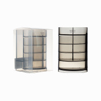 晨光(M&G)笔筒塑胶黑透四层组合型ABT98447