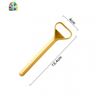 北欧丹麦简约铜金色开瓶器啤酒启瓶器酒瓶起子扳手酒板子道具 FENGHOU