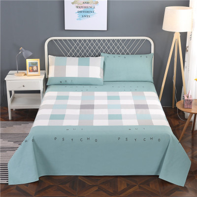 家柏饰(CORATED)铺床不跑 老粗布床单单件加厚全棉被单两件套全棉儿童单双人被罩