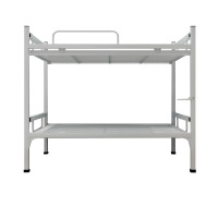 慧采云 办公家具双人床铁床双层床铁艺家用床员工宿舍公寓床高低床校用寝室钢制床