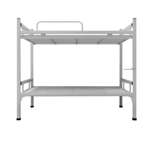 慧采云 办公家具双人床铁床双层床铁艺家用床员工宿舍公寓床高低床校用寝室钢制床 上下铺 2000*900*1700mm