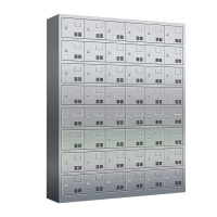 凌迪星不锈钢餐盘柜1800*1430*300mm(48门)台