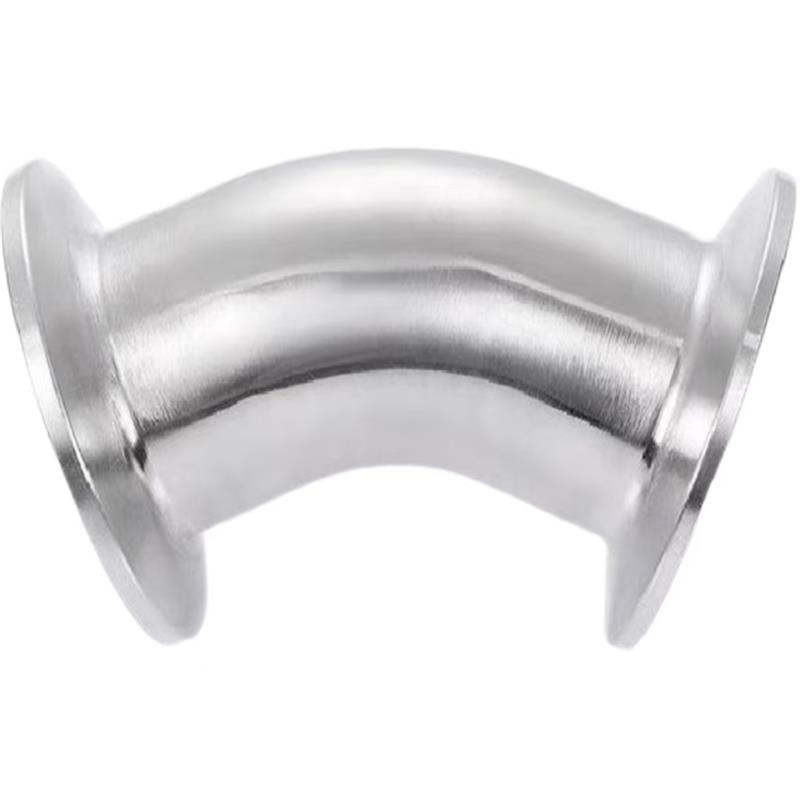 盛京联硕304不锈钢45度快装弯头Φ63卡盘77.5个