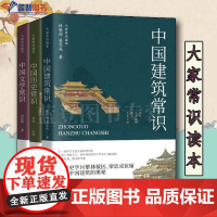 全三册中国文学常识中国建筑常识中国历史常识大家常识读本青岛出版社中国文学史的发展脉络中国通史中国历史文化建筑艺术