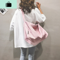 高级感尼龙包包女2020新款大容量托特包休闲港风时尚单肩斜挎包潮NEW LAKE女斜挎包