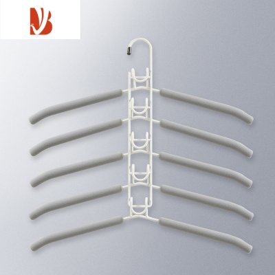 三维工匠省空间多多层衣架挂钩魔术家用衣柜收纳器挂衣服架折叠撑子