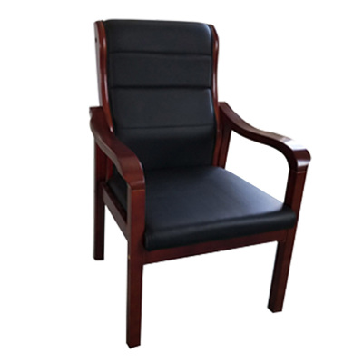 风雷动办公椅简约现代会议椅实木耳朵椅