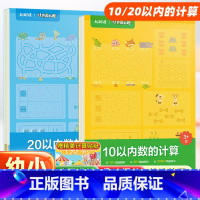 计算真有趣 [正版]计算真有趣共2册学前数学启蒙10以内20以内的加减法专项训练幼小衔接幼儿园小中大班适用 口算心算练习