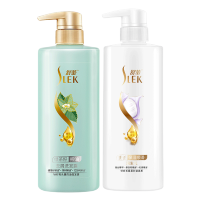 舒蕾绿茶籽控油去屑洗发露控油蓬松柔顺男女洗头膏绿茶籽去屑洗发水500ml+蚕丝保湿顺滑护发素500ml