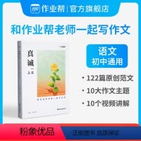 [正版] 新版真诚之美和老师一起写作文初中语文中考满分作文答题技巧模板作文精批