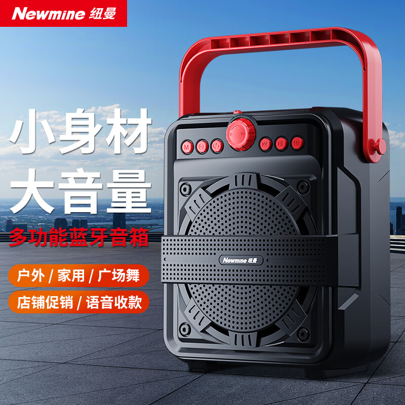 纽曼(Newsmy) K508蓝牙音箱户外手提广场舞无线音响微收款摆地摊大音量放歌