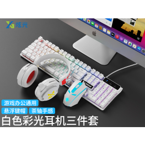 [补贴10%]键盘有线键鼠套装电竞游戏机械手感台式笔记本电脑办公