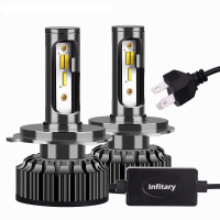 菁普华 三色汽车LED大灯前照灯远近一体 个