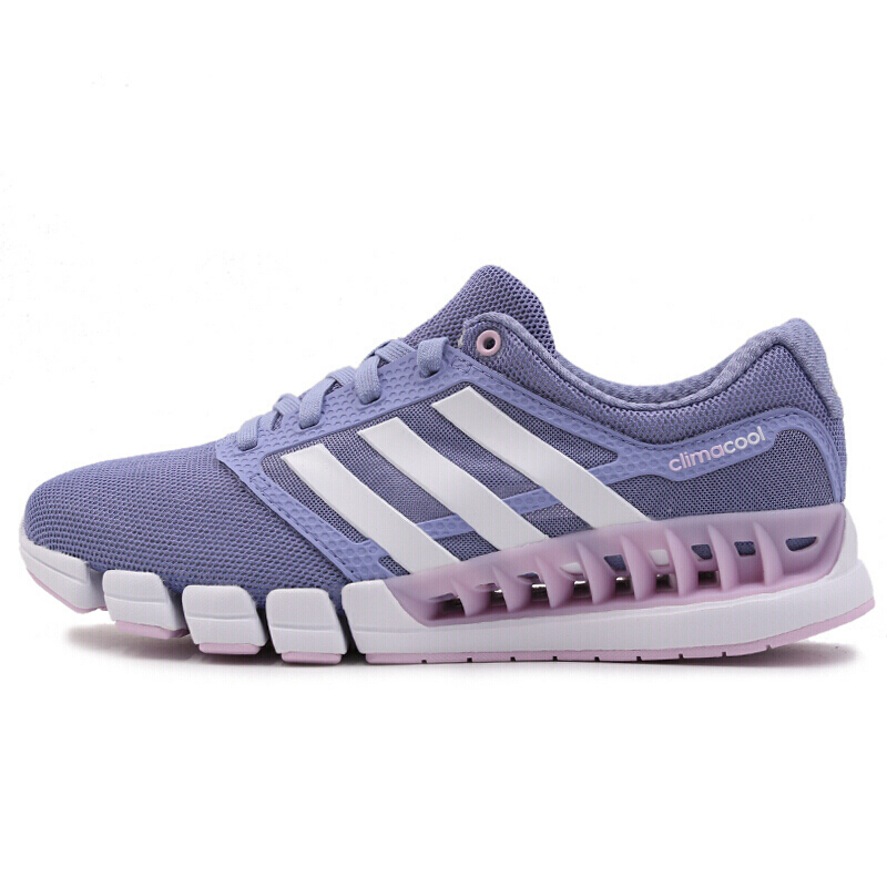 adidas阿迪达斯女鞋清风轻便透气缓震防滑耐磨休闲运动跑步鞋ef3684 d
