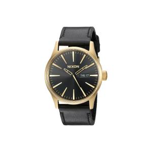 Nixon Sentry Leather 尼克松腕表潮流男款春秋新款经典黑色皮带