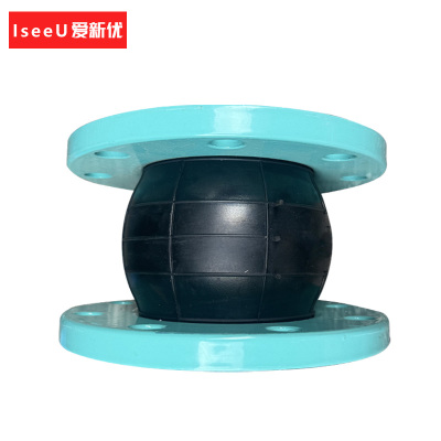 爱新优 可曲挠法兰橡胶软接头软连接 XYT-DN100 1.6MPa (个)