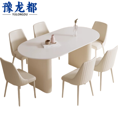 豫龙都 餐桌 一桌 六椅套