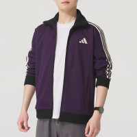 阿迪达斯(adidas)夹克男士新款运动服针织加厚防风休闲上衣立领外套KT0839 ZP