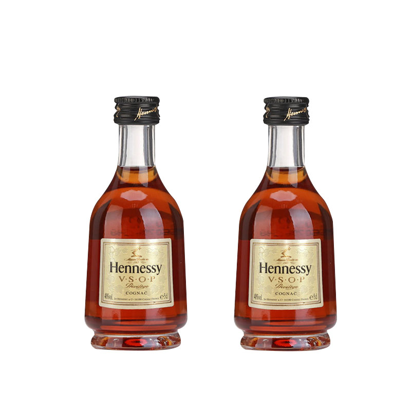 轩尼诗 Hennessy VSOP 干邑白兰地 50ml 双支[原装正品小酒版]