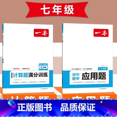 [国一]数学计算题+应用题-人教版 初中通用 [正版]2024版初中数学应用题+函数+几何模型国一八年级九年级中考答题解