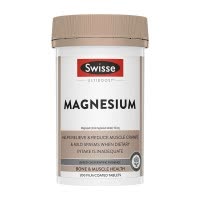 Swisse 补镁片 200粒 1瓶装 中老年成人孕期补镁痉挛抽筋健身纯镁片 含柠檬酸镁150mg 澳洲进口