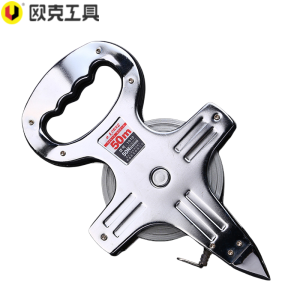 欧克(Ouke)不锈钢卷尺手提钢架尺长钢卷尺50米OK-1010\把