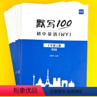 789年级(单词+短语+句子)全套15本 [正版]易蓓初中英语默写100外研版初中七八九年级789上下册单词短语句子初中