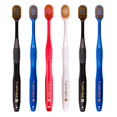 6支丨EBISU惠百施成人牙刷6排48簇毛超软毛（四款颜色随机发货）日本进口
