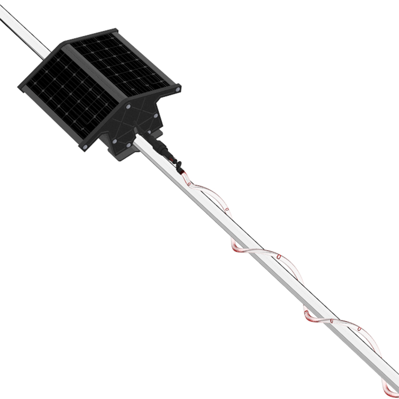 黑钻之光 HZ-X43 DC3.7V 0.3W 0.5Hz IP66 LED 斜拉线警示灯(计价单位:套)黑色