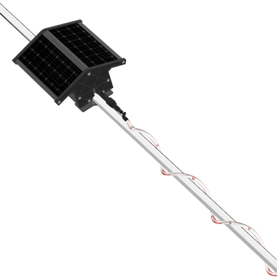 黑钻之光 HZ-X43 DC3.7V 0.3W 0.5Hz IP66 LED 斜拉线警示灯(计价单位:套)黑色