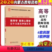 [正版]备考2023 省版高校教师资格考试用书 教育学+教育心理学近年真题及押题试卷 教师证高等2020真题试卷可搭配