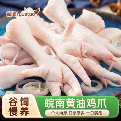 雀淘 冷冻鸡爪500g/袋 1袋装 生鲜食材个大肉厚筋道有嚼劲适合卤制泡椒红烧家庭烹饪优选