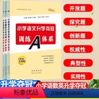 [3本套]语文+数学+英语 小学升初中 [正版]小学升学夺冠训练A体系语文数学英语小学升学夺冠基础重点知识大全通用版小学