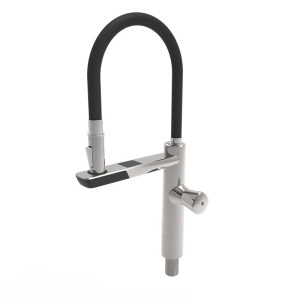 [2023年新品]贝克巴斯智能龙头F01 智能抽拉冷热龙头可启动垃圾处理器带温度显示 智能水龙头