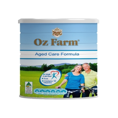 保税发-澳滋(OZFARM)老人奶粉900g/罐装 澳洲原装进口中老年奶粉 高钙含量低脂低糖牛奶粉