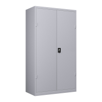 臻远ZY-GJGB-009重型工具柜车间重型储物柜铁皮柜 通门内二抽带挂板灰白色