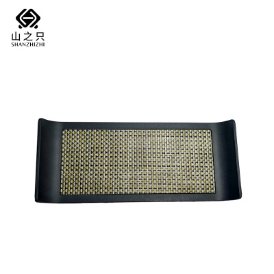 山之只 编织收纳托盘 35.9*14.8*3.2cm 个