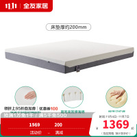 全友家居护腰记忆棉床垫主卧室家用双人床垫子加厚海绵床垫