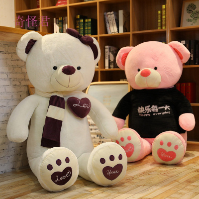 奇怪君泰迪熊毛绒玩偶抱抱熊公仔特大号猫布娃娃女孩玩具大号超大熊可爱儿童节七夕节生日礼物