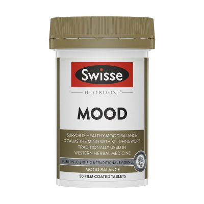 Swisse 情绪舒缓片 Mood 50粒 1瓶装 缓解压力 调整情绪 舒缓紧张 心情抑郁 澳洲进口