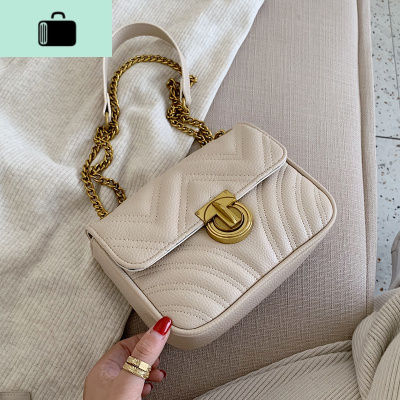 网红上新小包包女2020新款潮韩版百搭斜挎包链条单肩包时尚小方包NEW LAKE女斜挎包